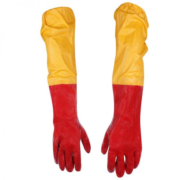 Glove Pvc Shoulder> YellowExtend Cuff (60cm)