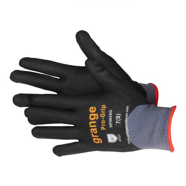 Glove Dipped Full> Pro Grip>Cotton/P-Urethane Grange > L(9)